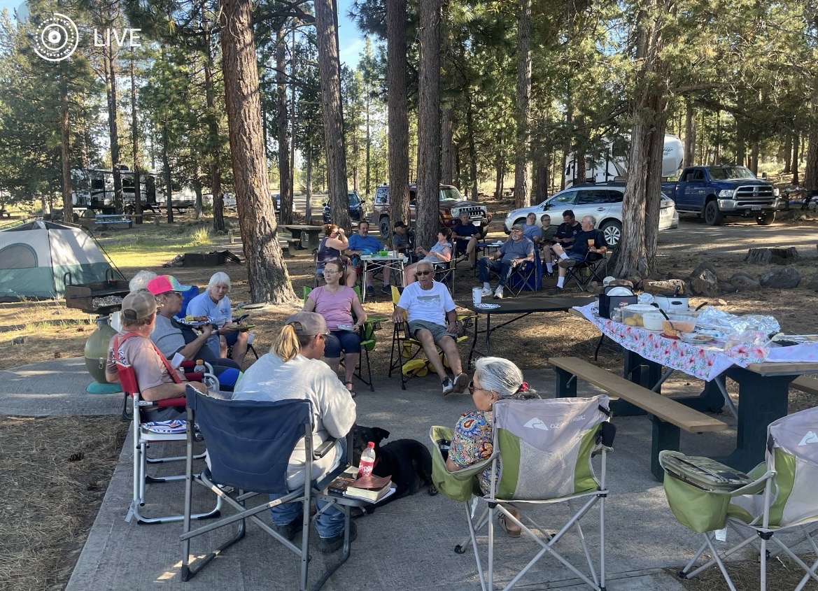 Bonanza church family spending time together outdoors